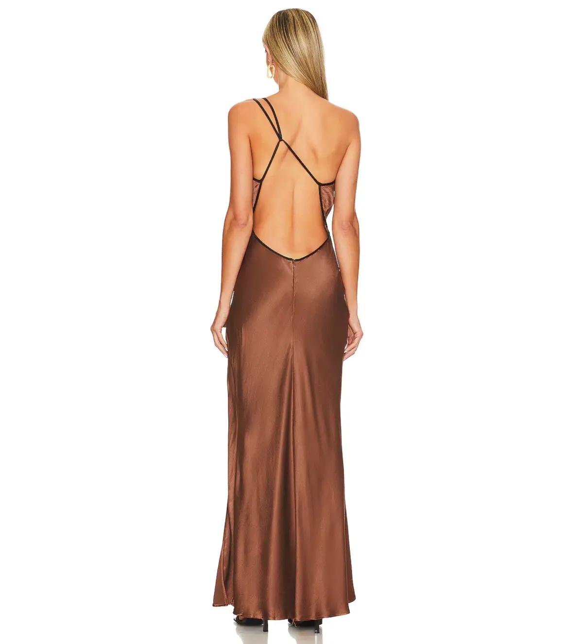 Bec And Bridge Kehlani Maxi Dress In Brown Size 12 - Image 2