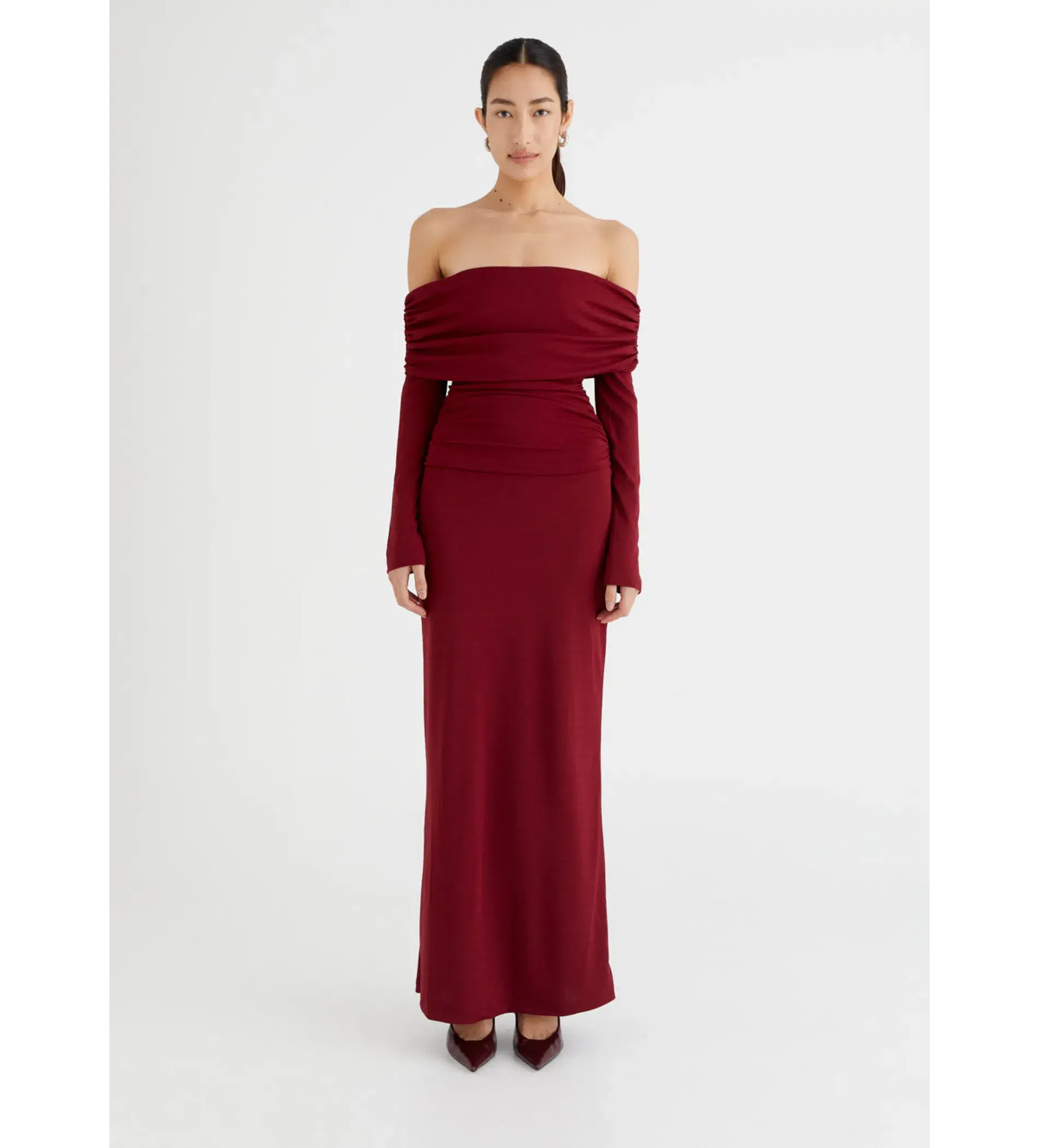 Benni Lorena Maxi Dress in Merlot Size 10 - Image 1