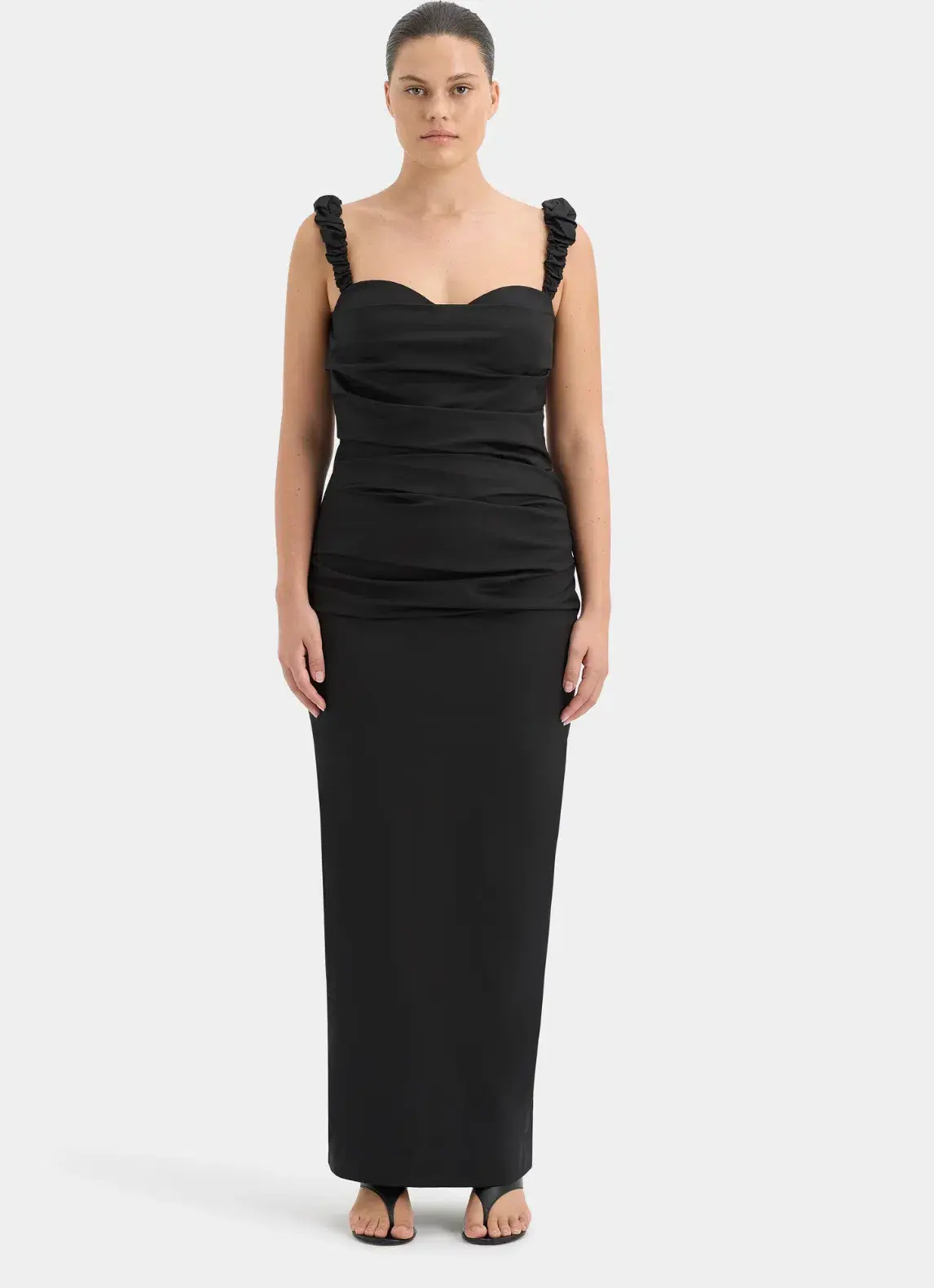Sir the Label Azul Balconette Gown Black Size 12 - Image 6