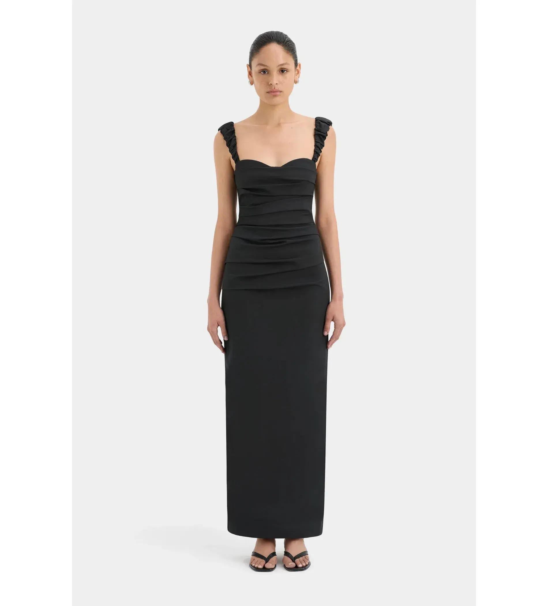 Sir the Label Azul Balconette Gown Black Size 12 - Image 1