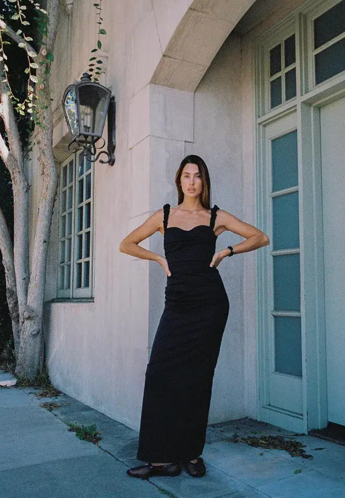 Sir the Label Azul Balconette Gown Black Size 12 - Image 8