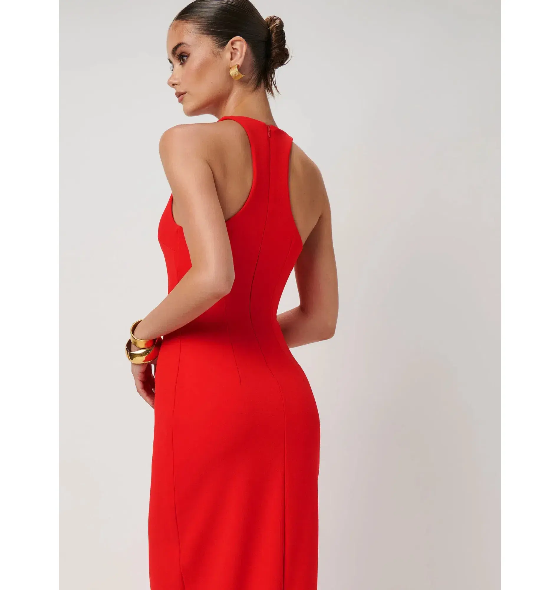 Effie Kats Eiza Gown in Cherry Red Size S / AU 8 - Image 3