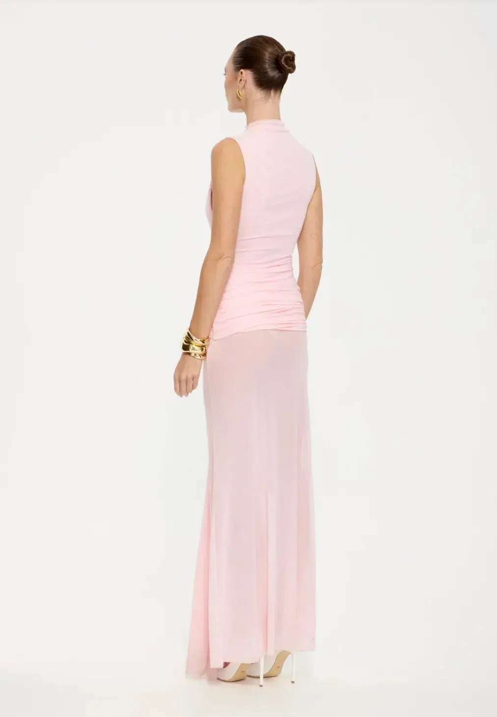 Effie Kats Roza Maxi Dress in Petal Pink Size S / AU 8 - Image 4
