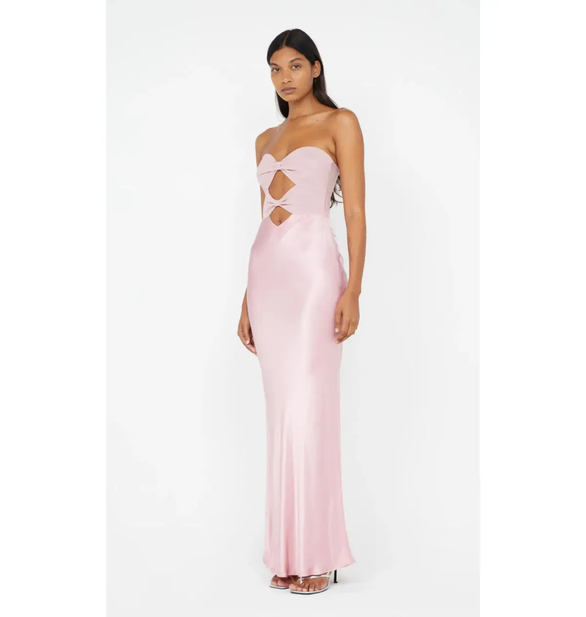 Bec & Bridge Halle Strapless Dress in Dusty Pink Size AU 6 - Image 2