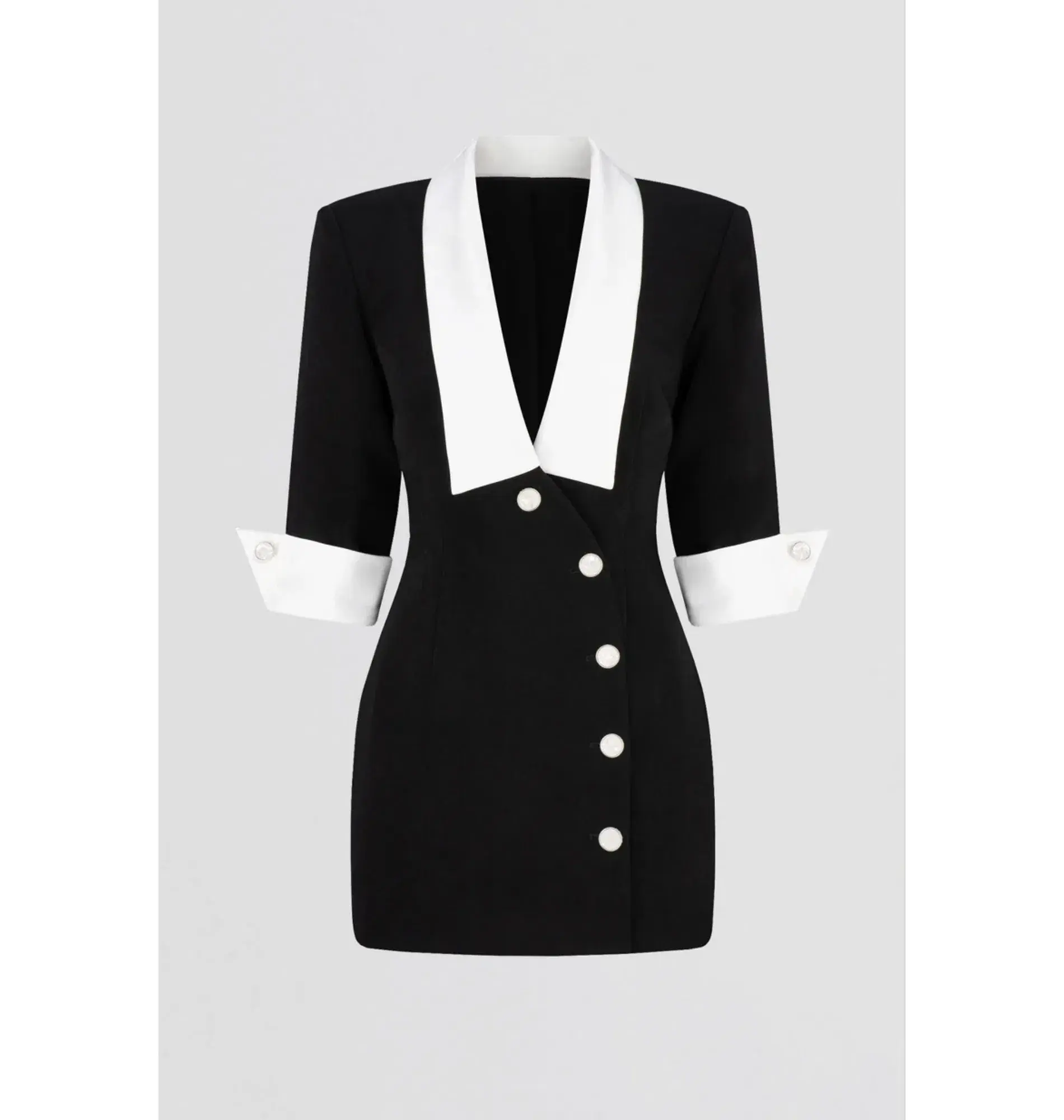 Atoir Fallon Dress In Black/Ivory Size AU 6 - Image 4