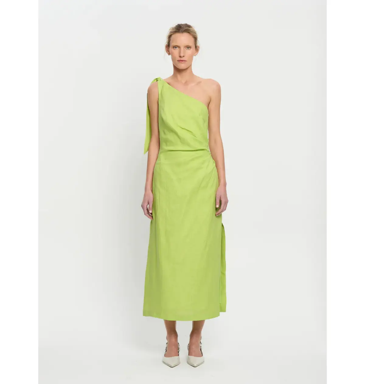 Kivari Addison Midi Dress Green Size AU 14 - Image 3