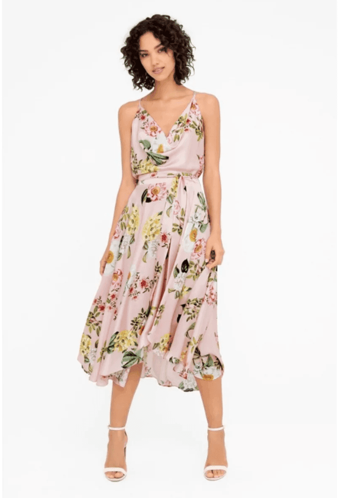 Sheike High Tea Dress Blush Floral Size 6 - Image 1