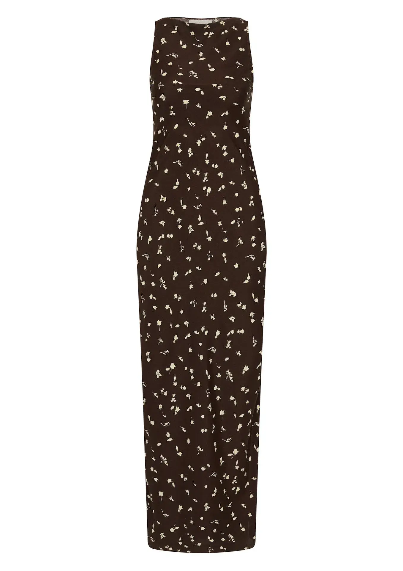 Faithfull the Brand Silya Dress Clover Brown Size 8 - Image 6