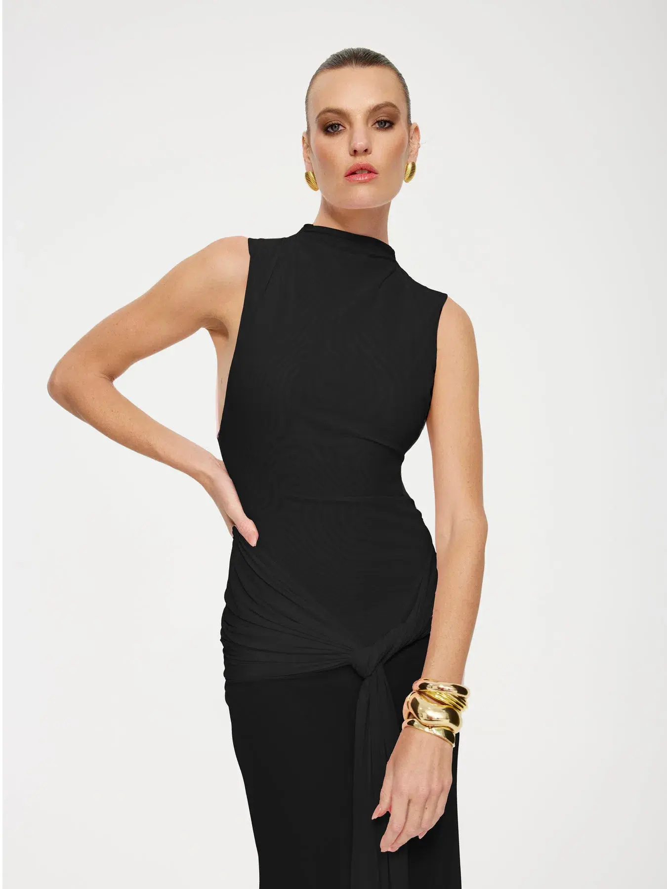 Effie Kats Roza Maxi Dress Black Size S / AU 8 - Image 2