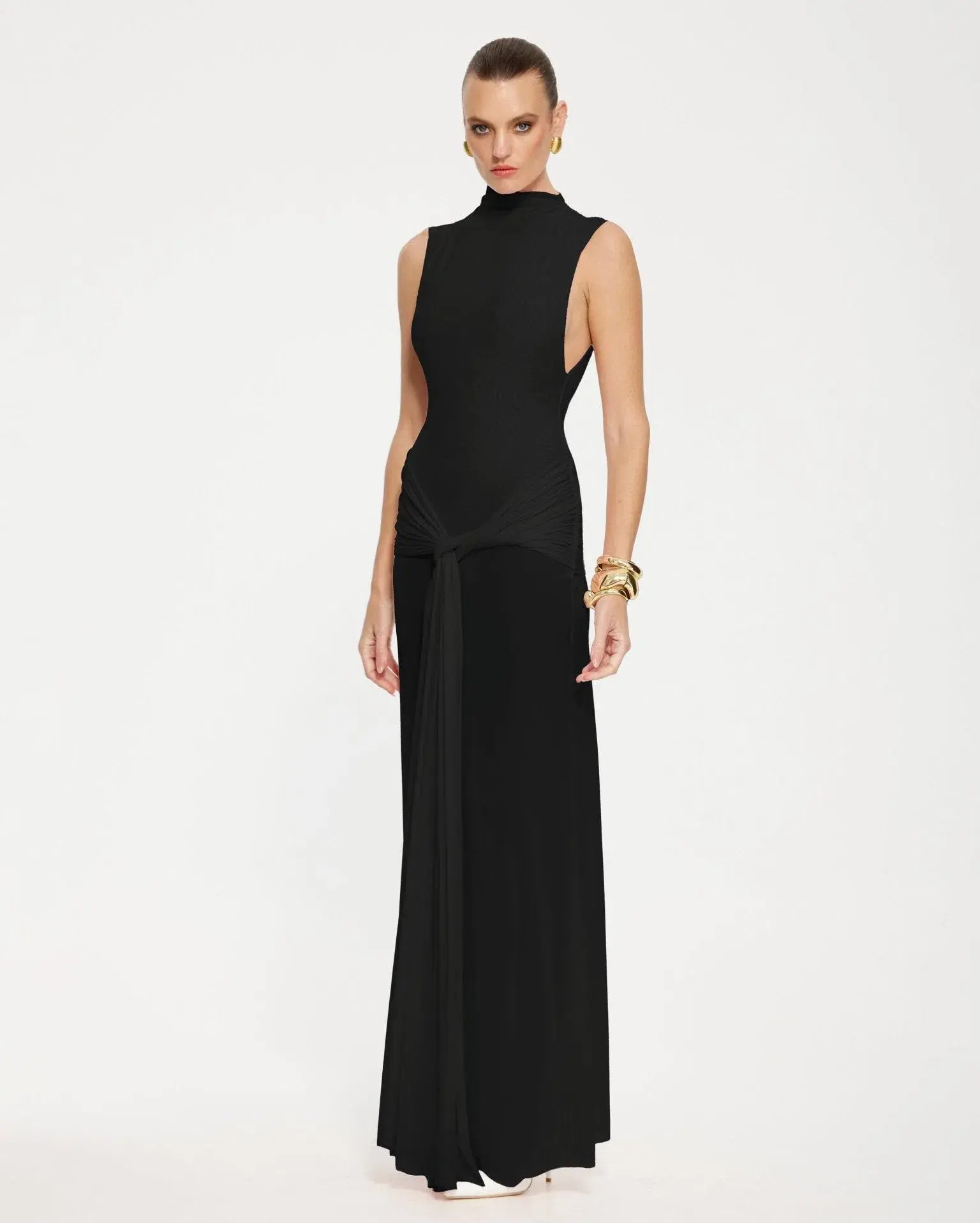 Effie Kats Roza Maxi Dress Black Size S / AU 8 - Image 1