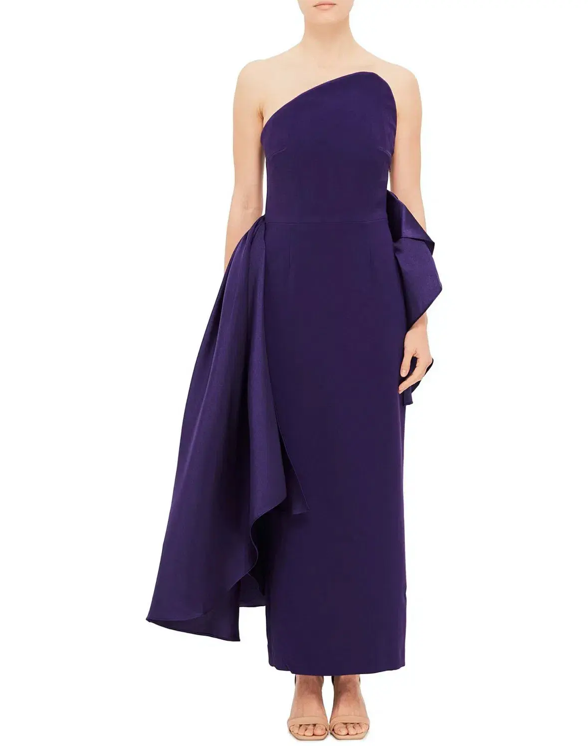 Solace London Nala Midaxi Draped Dress in Amethyst Purple Size 10 - Image 2