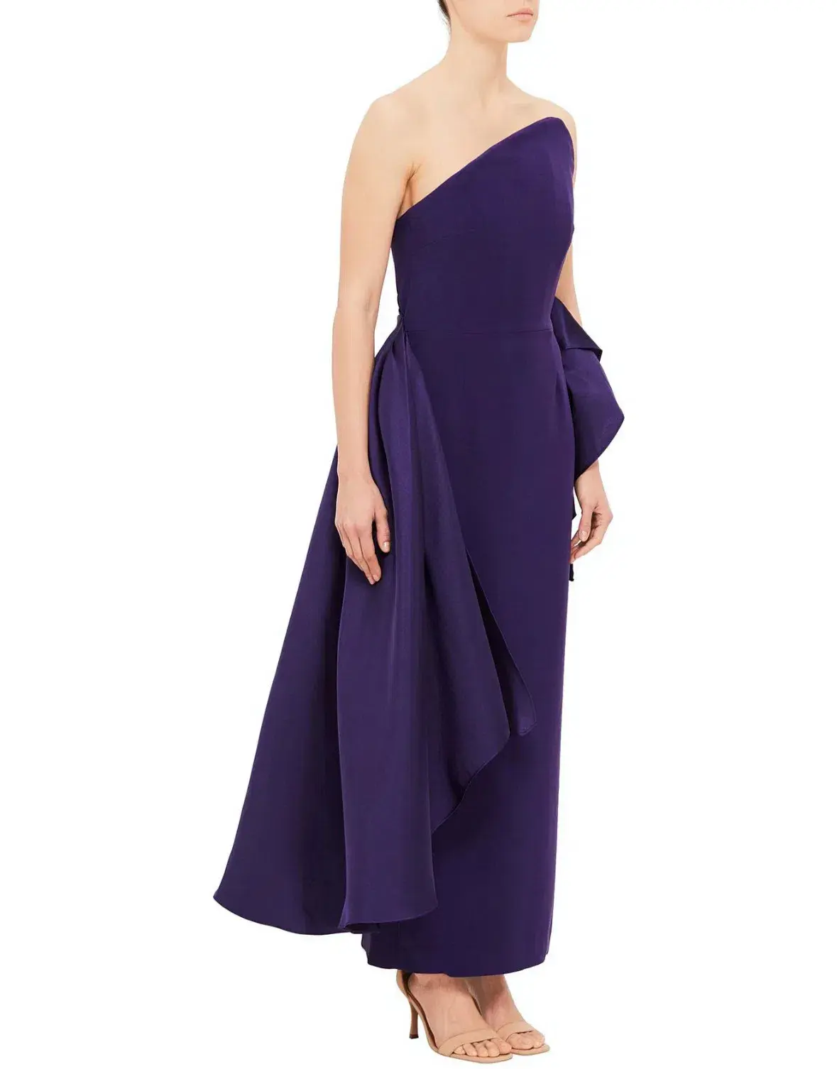 Solace London Nala Midaxi Draped Dress in Amethyst Purple Size 10 - Image 5