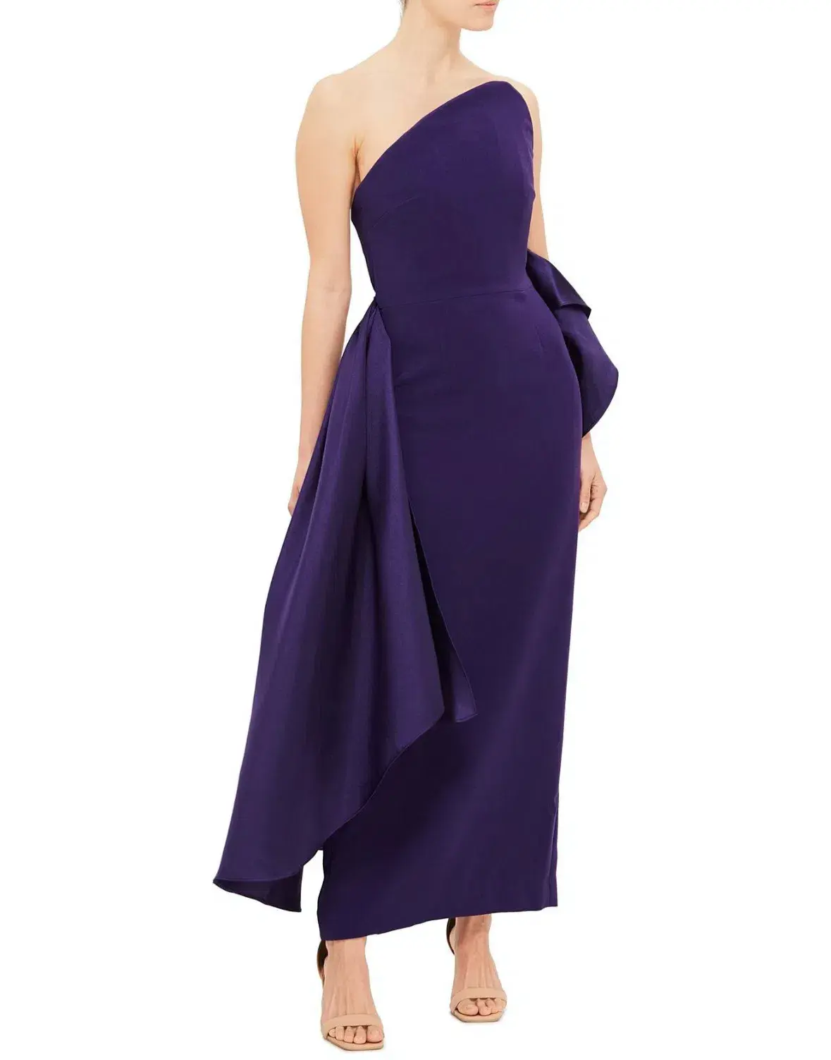 Solace London Nala Midaxi Draped Dress in Amethyst Purple Size 10 - Image 6