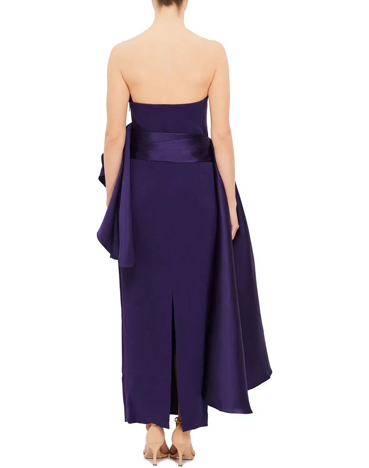 Solace London Nala Midaxi Draped Dress in Amethyst Purple Size 10 - Image 3