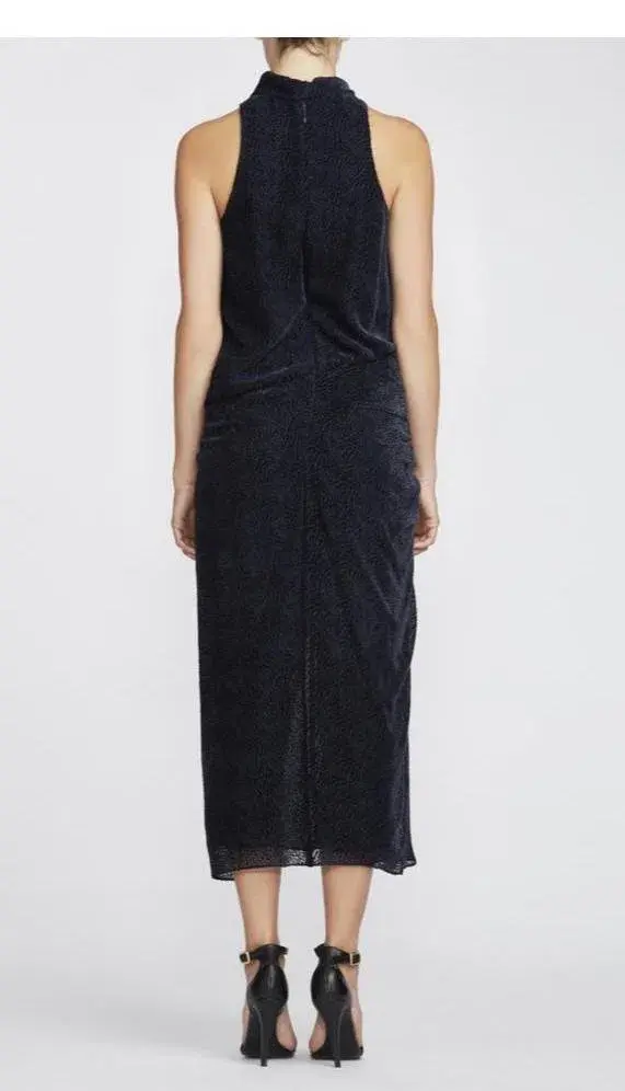 Camilla and Marc Saki Drape Sleeveless Dress Blue Size 6 - Image 2