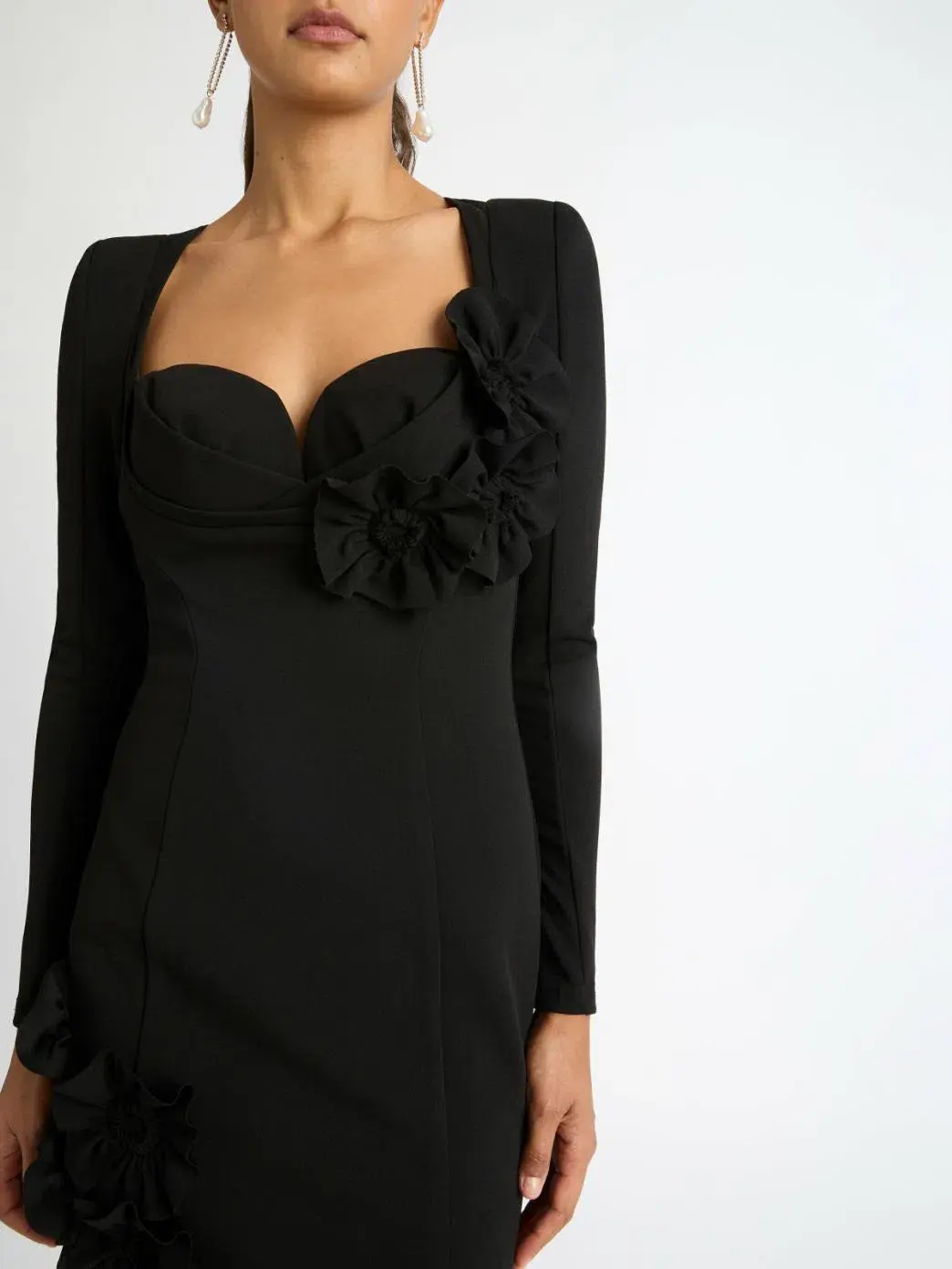 Sheike Vienna Mini Dress Black Size 10 - Image 2