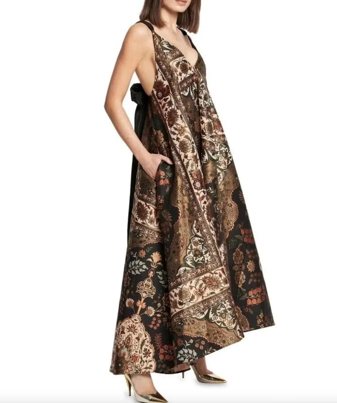 Sass and Bide Around The Moon Maxi Dress Multi Size 44 / AU 14 - Image 2