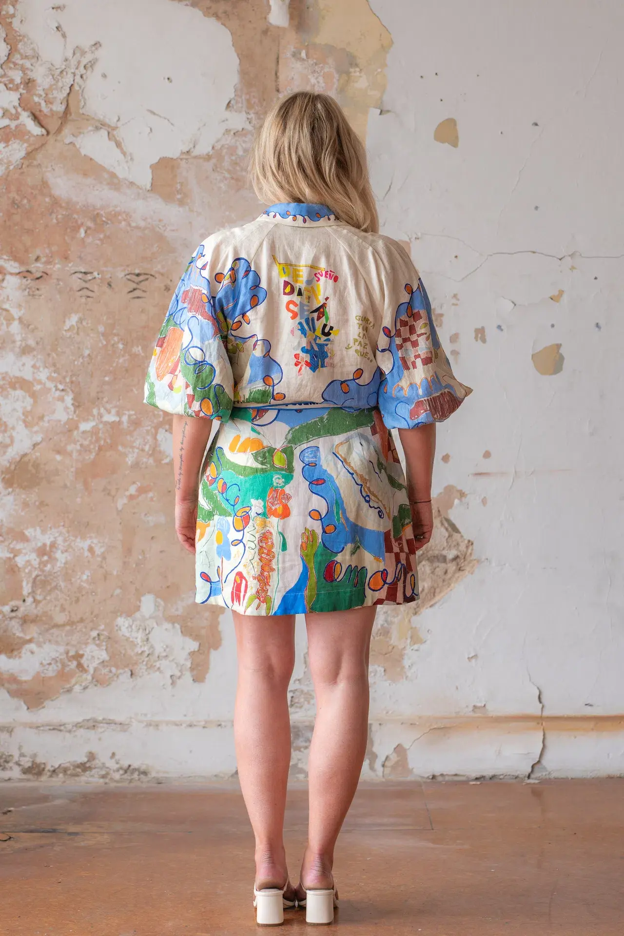 Alemais Nadia Mini Shirtdress Multi Size 12  - Image 5