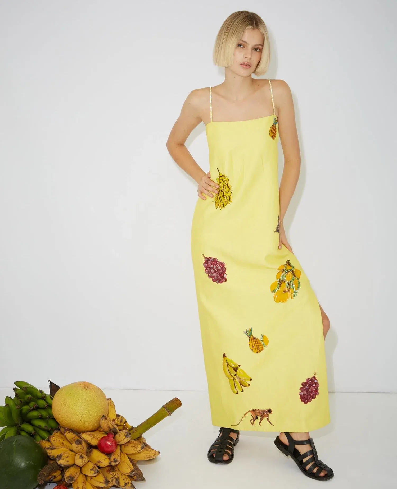 Alemais Diamond Dancer Dress Yellow Size 8 - Image 1