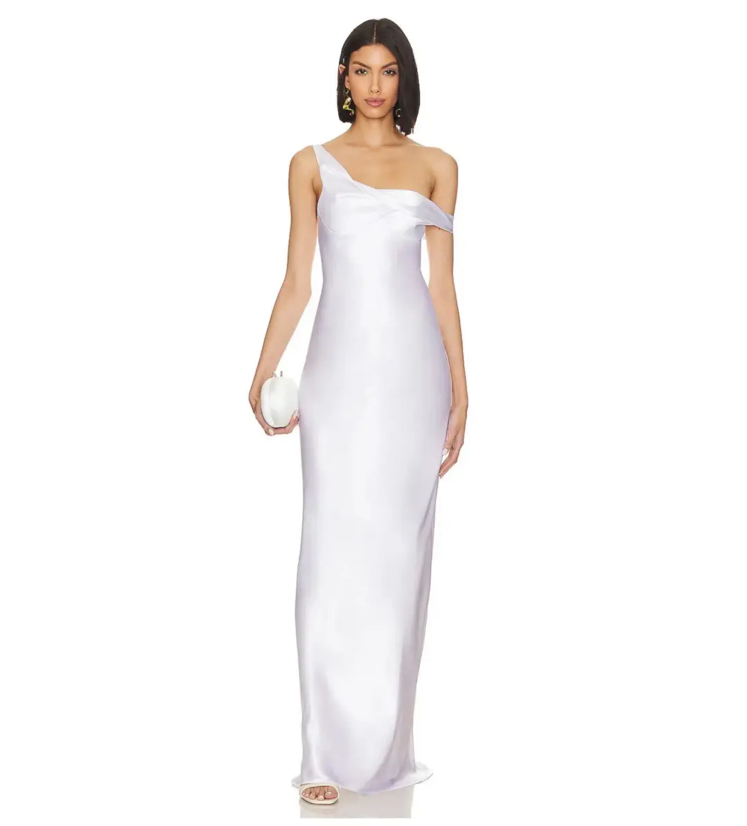 Natalie Rolt Monika Gown White Size 8  for rent on The Volte - main image