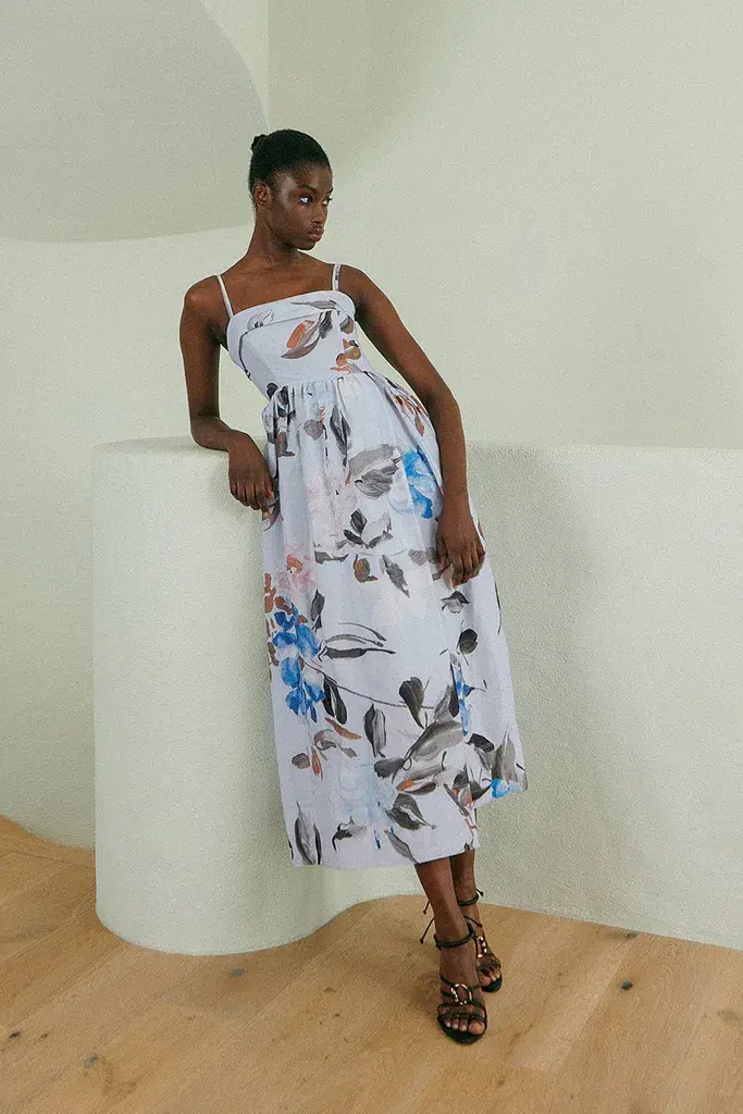 Aje Untamed Midi Dress Divine Orchid Size 16 - Image 1