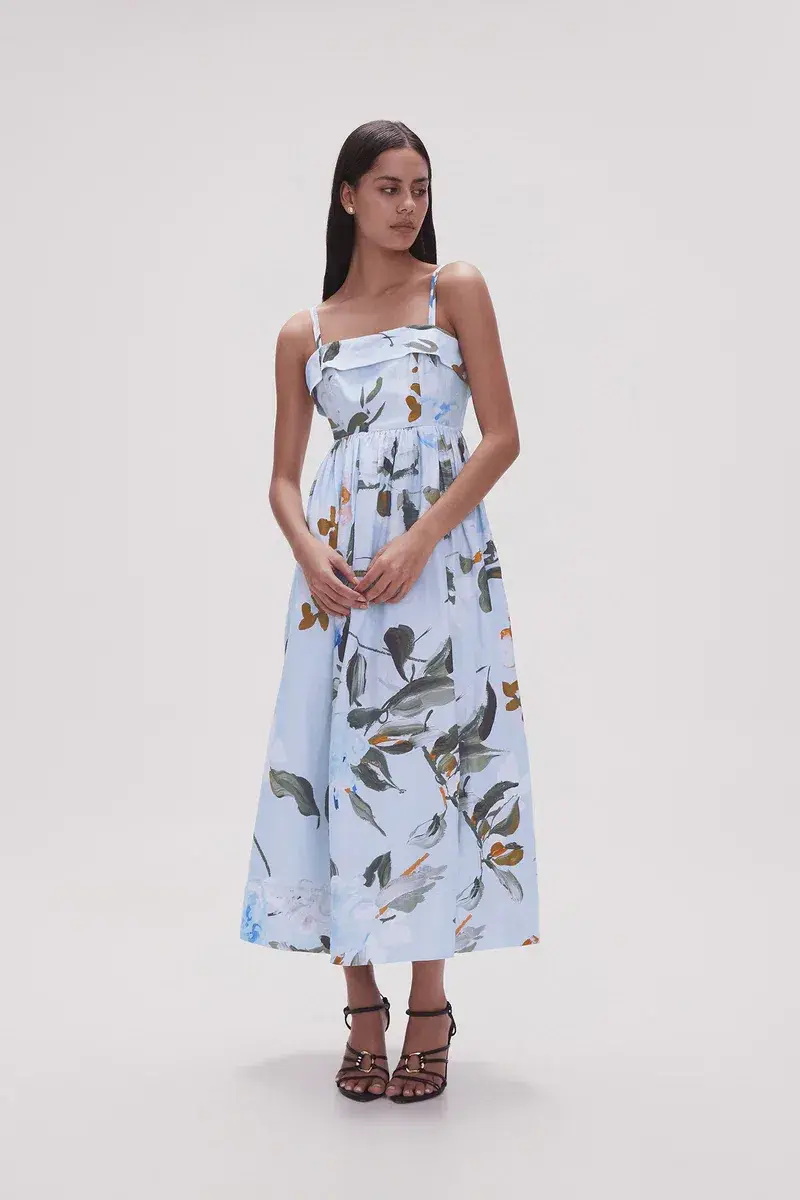 Aje Untamed Midi Dress Divine Orchid Size 16 - Image 4