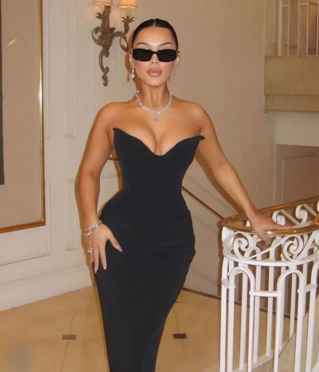 House of CB Sabine Maxi Dress Black Size XS/06AU - Image 3
