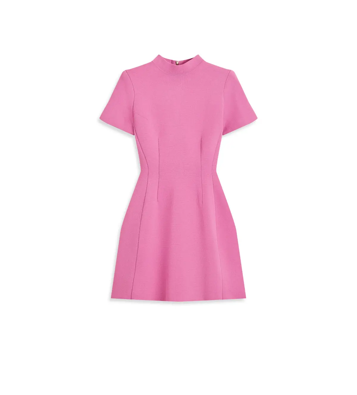 Scanlan Theodore Crepe Knit Peplum Dress Peony   Size 8 - Image 2