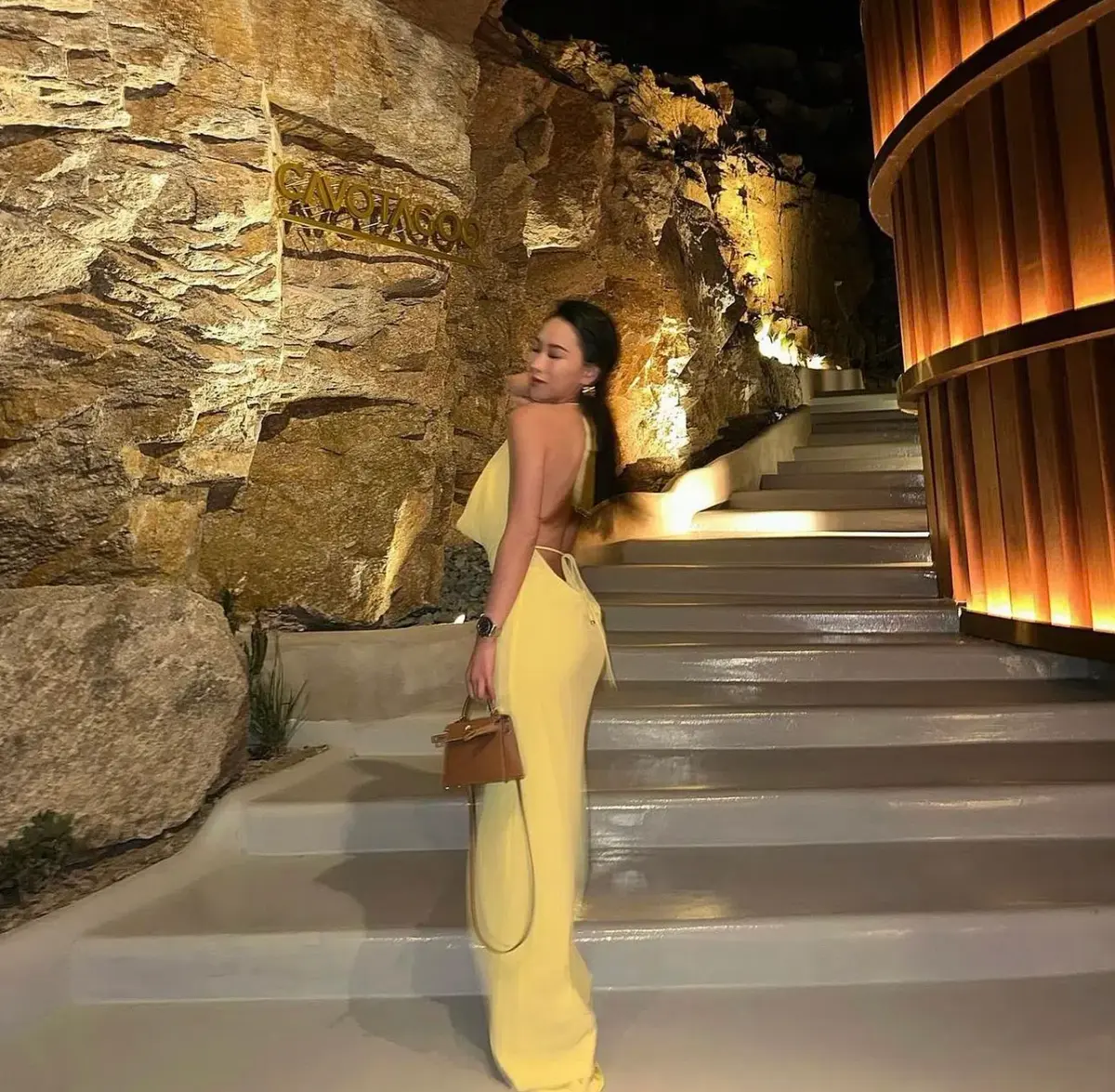 Melani The Label Lopez Gown Yellow Size 6 - Image 2