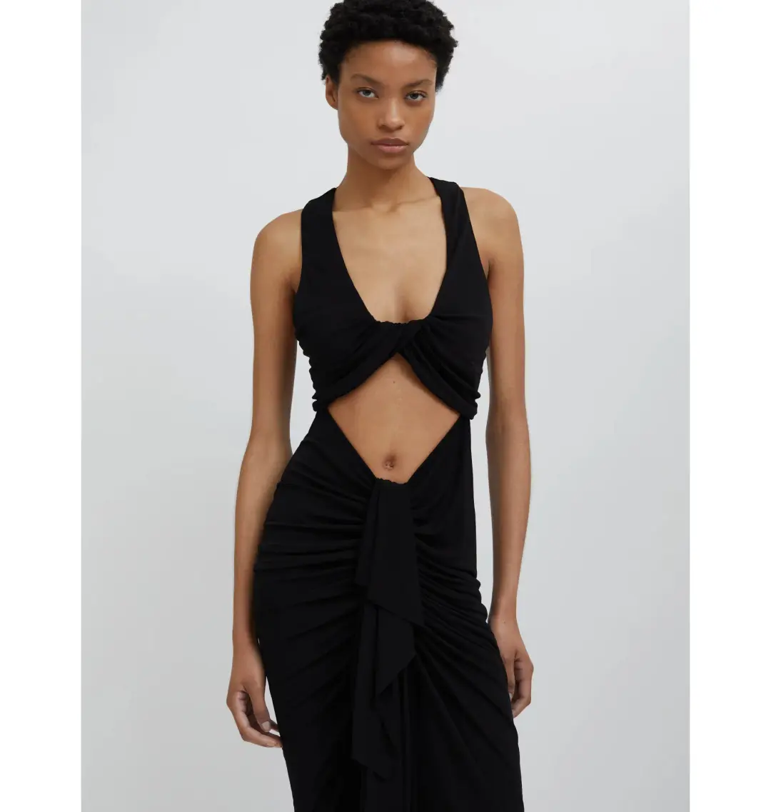 Christopher Esber Vivenda Gown Black Size AU 6  for rent on The Volte - main image