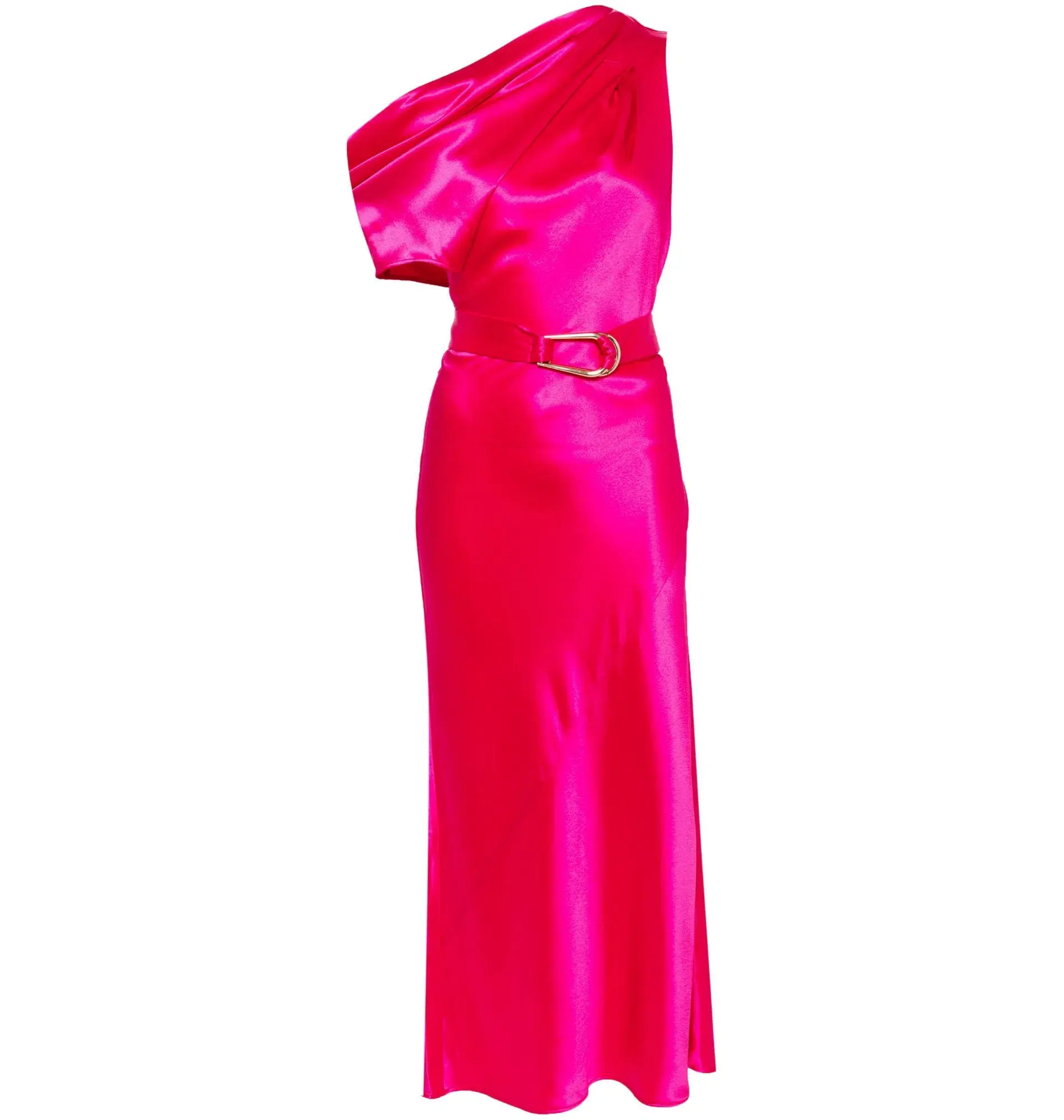 Acler Ellison Off Shoulder Dress Fuchsia Pink Size AU 10 - Image 5