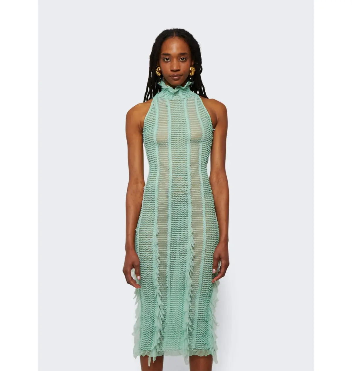 Roberta Einer Angel Midi Mint Green Size AU 6 - Image 2