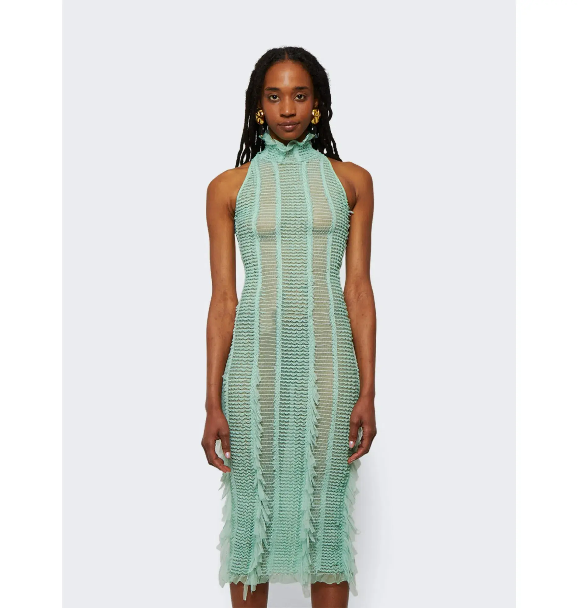 Roberta Einer Angel Midi Mint Green Size AU 6 - Image 2