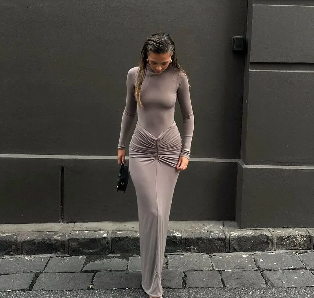 Effie Kats Tia Set Nutmeg Grey Size AU 10  - Image 5