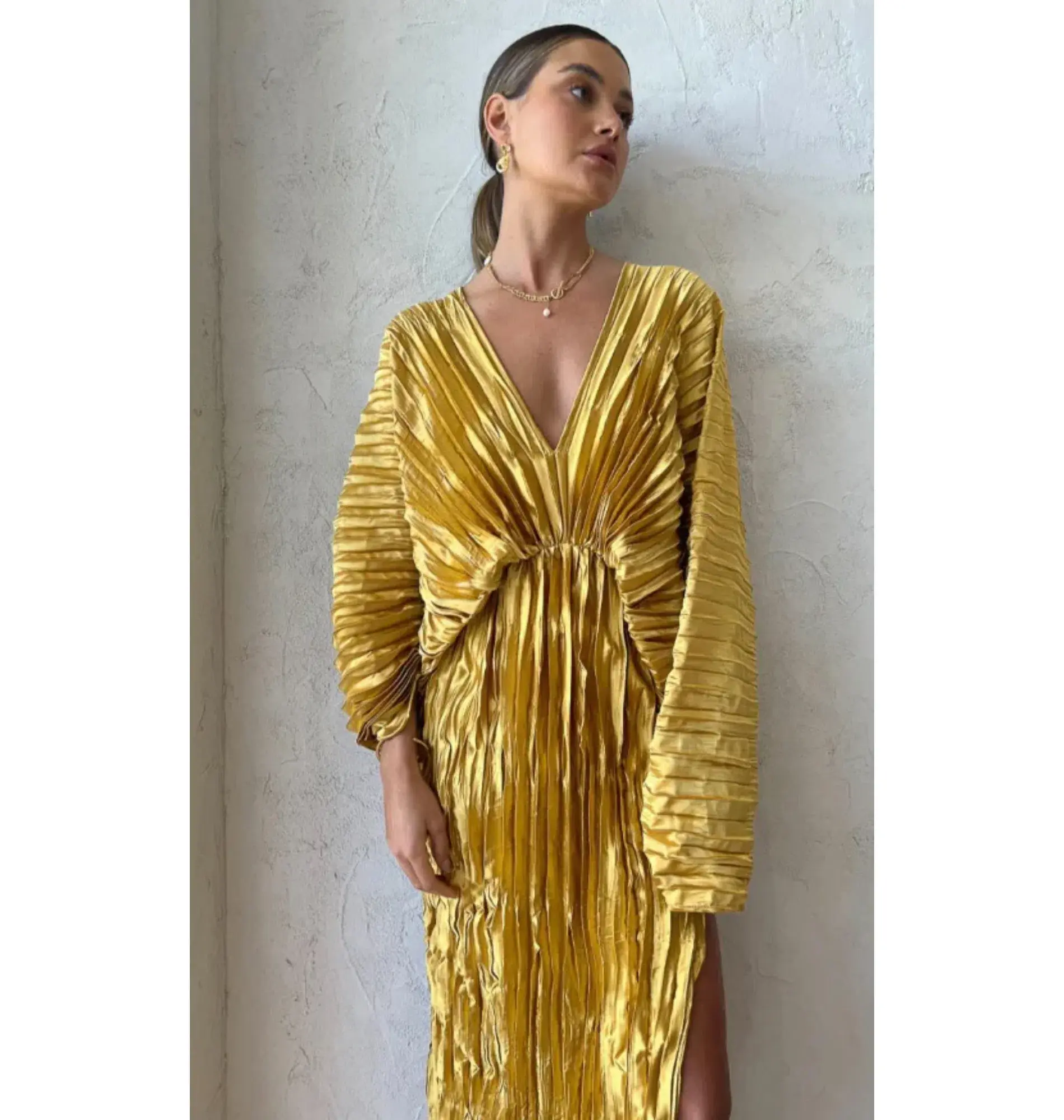 Lidee De Luxe Dress Marigold Size AU 8  - Image 3