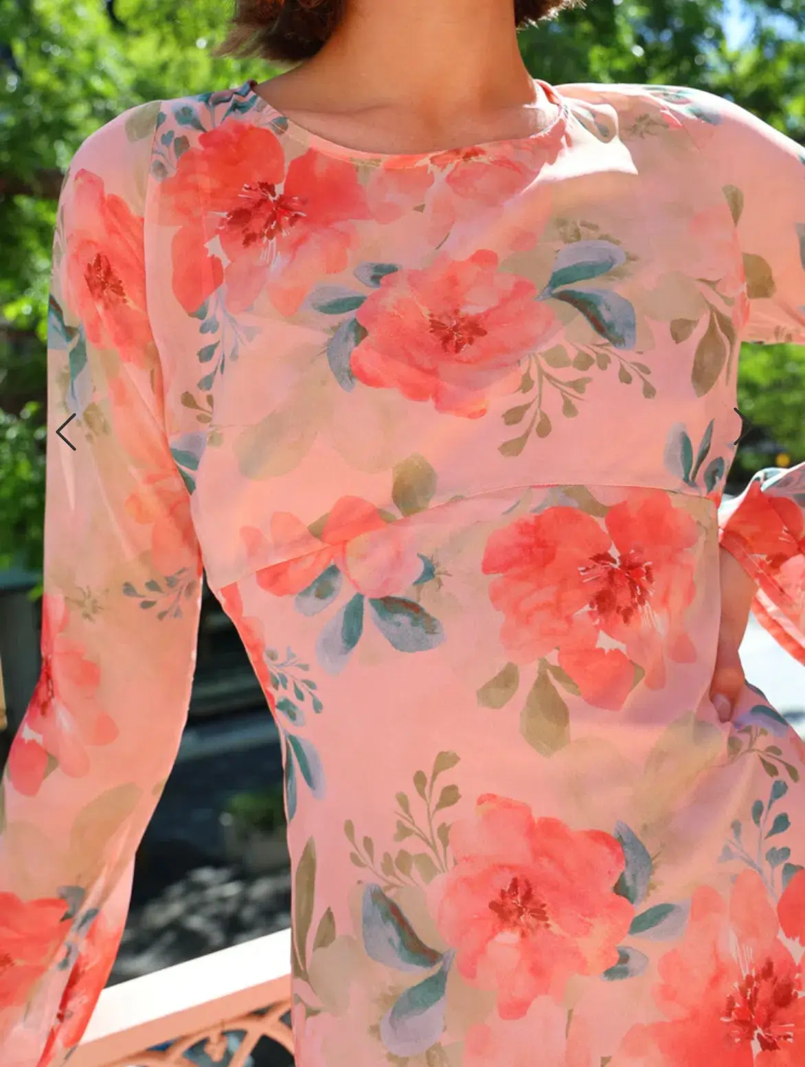 Ownley Valentina Maxi Dress in Watermelon Size L / AU 12  - Image 2