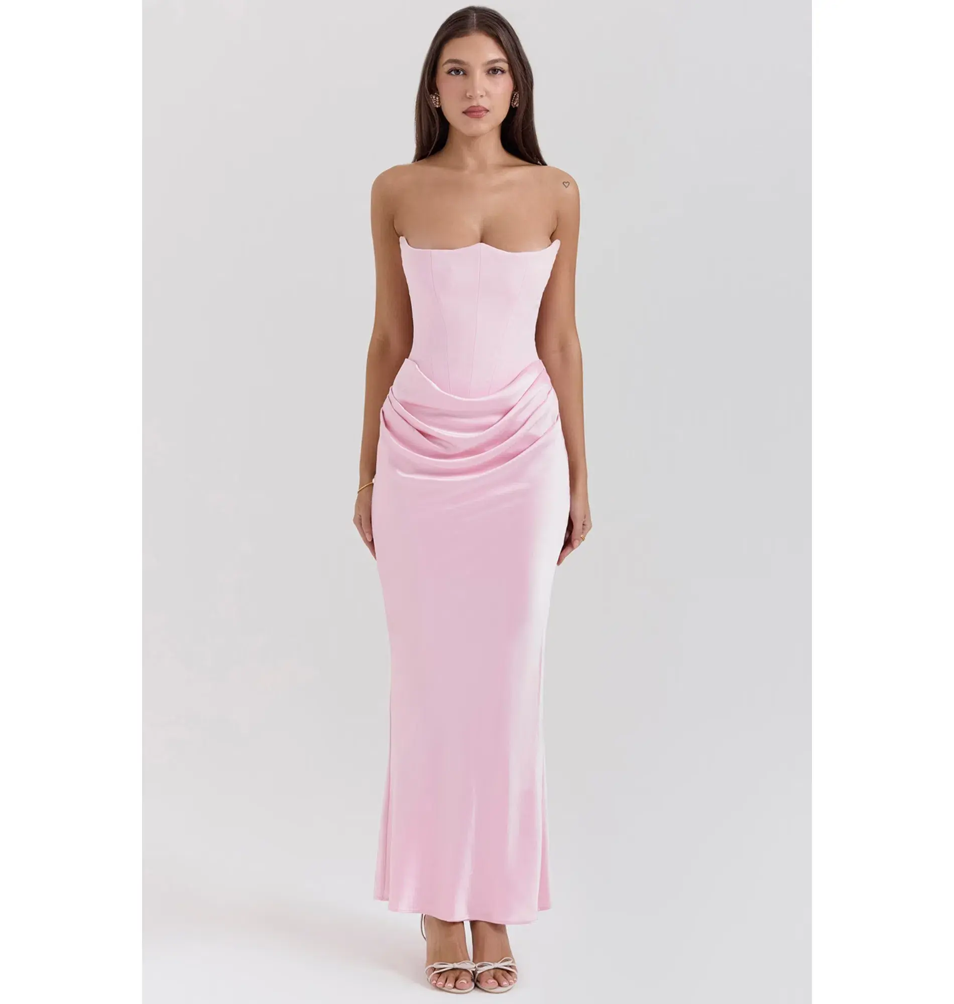 House of CB Persephone Corset Dress Rose Shadow Size AU 12 - Image 1