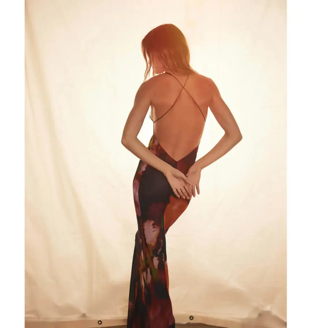 Rat & Boa Paola Floral Slip Dress Multi Size XS / AU 6 for rent on The Volte - main image