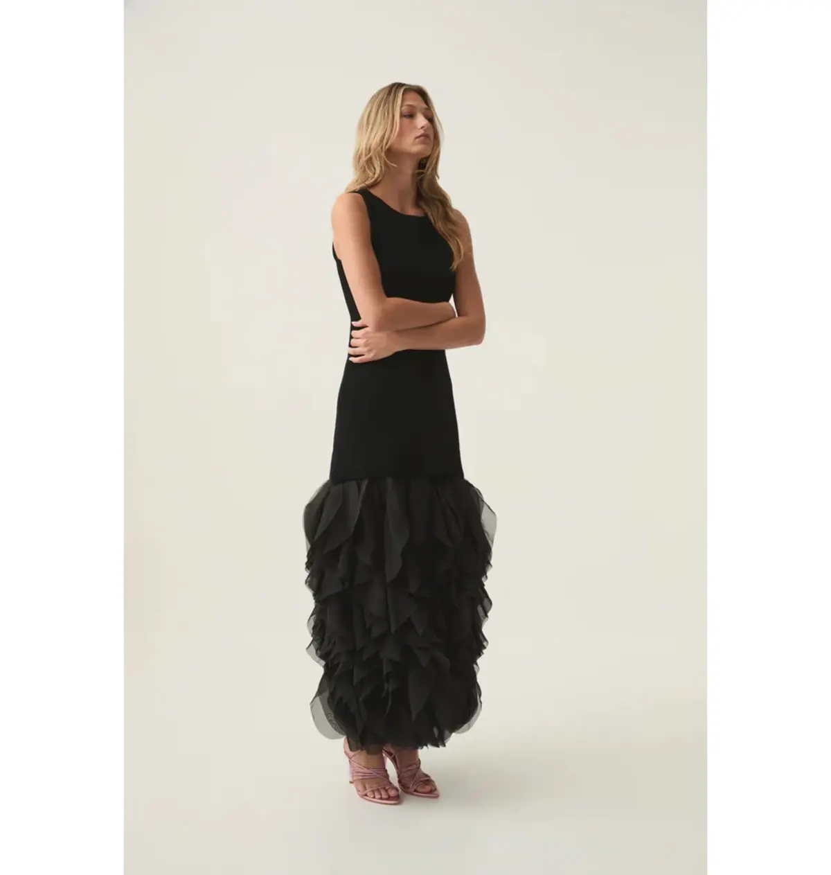 Aje Elations Knit Maxi Dress Black Size AU 8  - Image 2