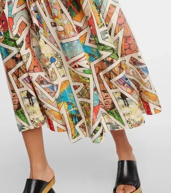 Alemais Star Man Midi Shirtdress Multi Size 10 AU - Image 8