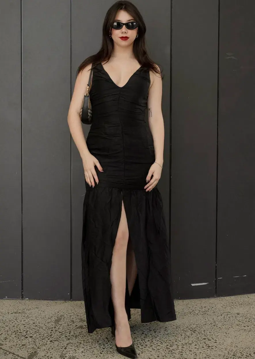Sir The Label Vivienne Gown Black Size 8 - Image 4