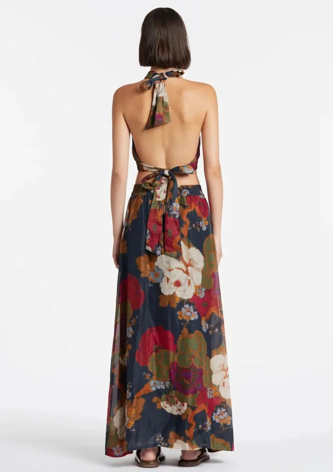 Sir the Label Bonita Halter Top and Maxi Skirt Set Floral Size 6 for rent on The Volte - main image