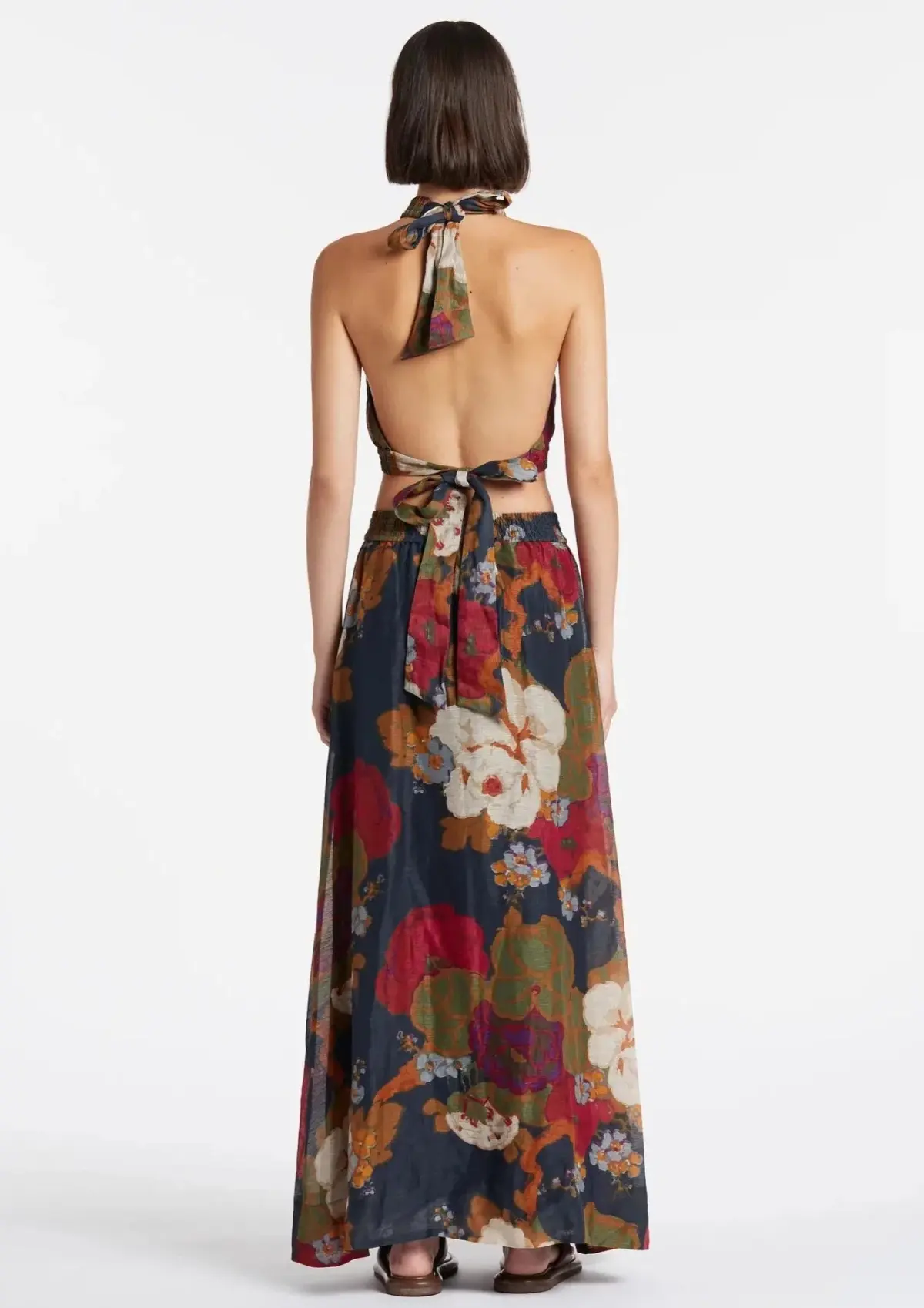 Sir the Label Bonita Halter Top and Maxi Skirt Set Floral Size 6 - Image 5