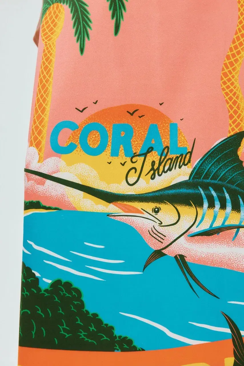 Alemais Paradiso Silk Midi Dress Pink Multi Size 10 AU for rent on The Volte - main image