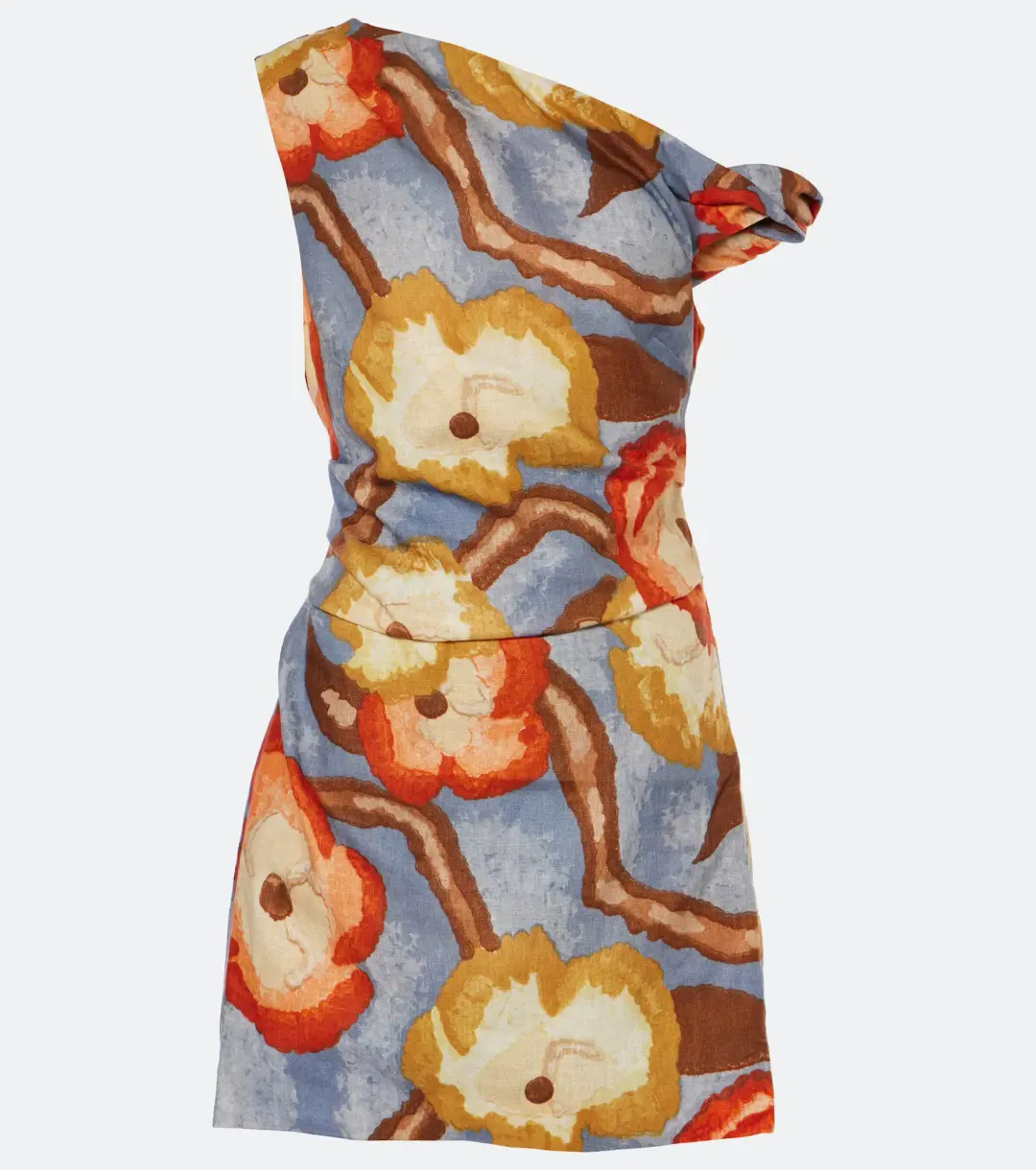 Sir The Label Avery Twist Mini Dress Camellia Floral Print Size 2 / AU 10 for rent on The Volte - main image