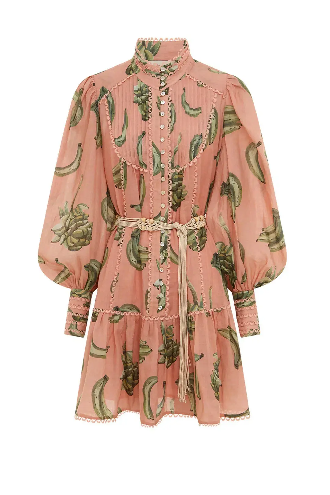Alemais Bananarama Mini Dress Pink Size 10 - Image 4