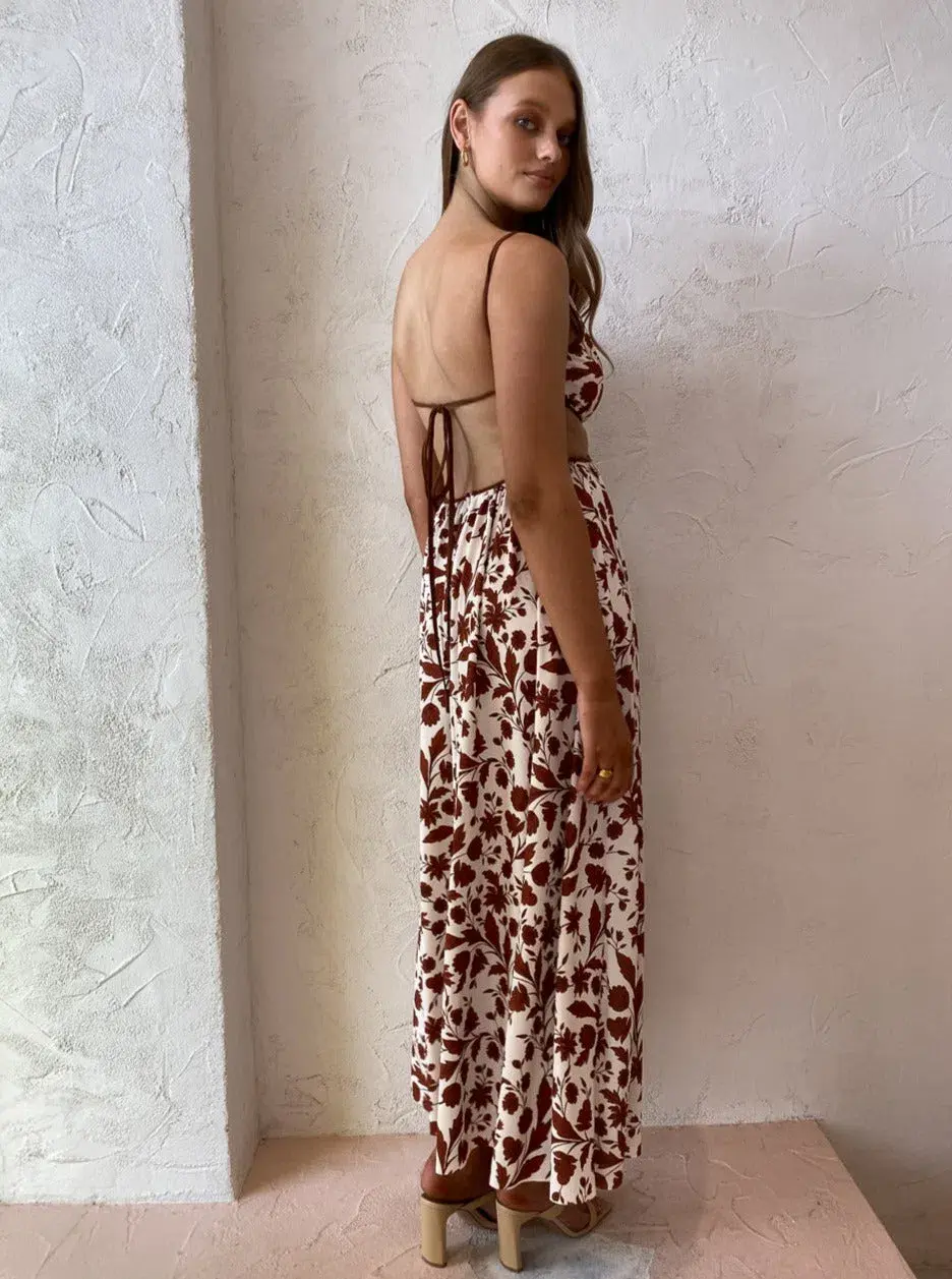Bec & Bridge Phillipa Maxi Dress Print Size 14 - Image 3