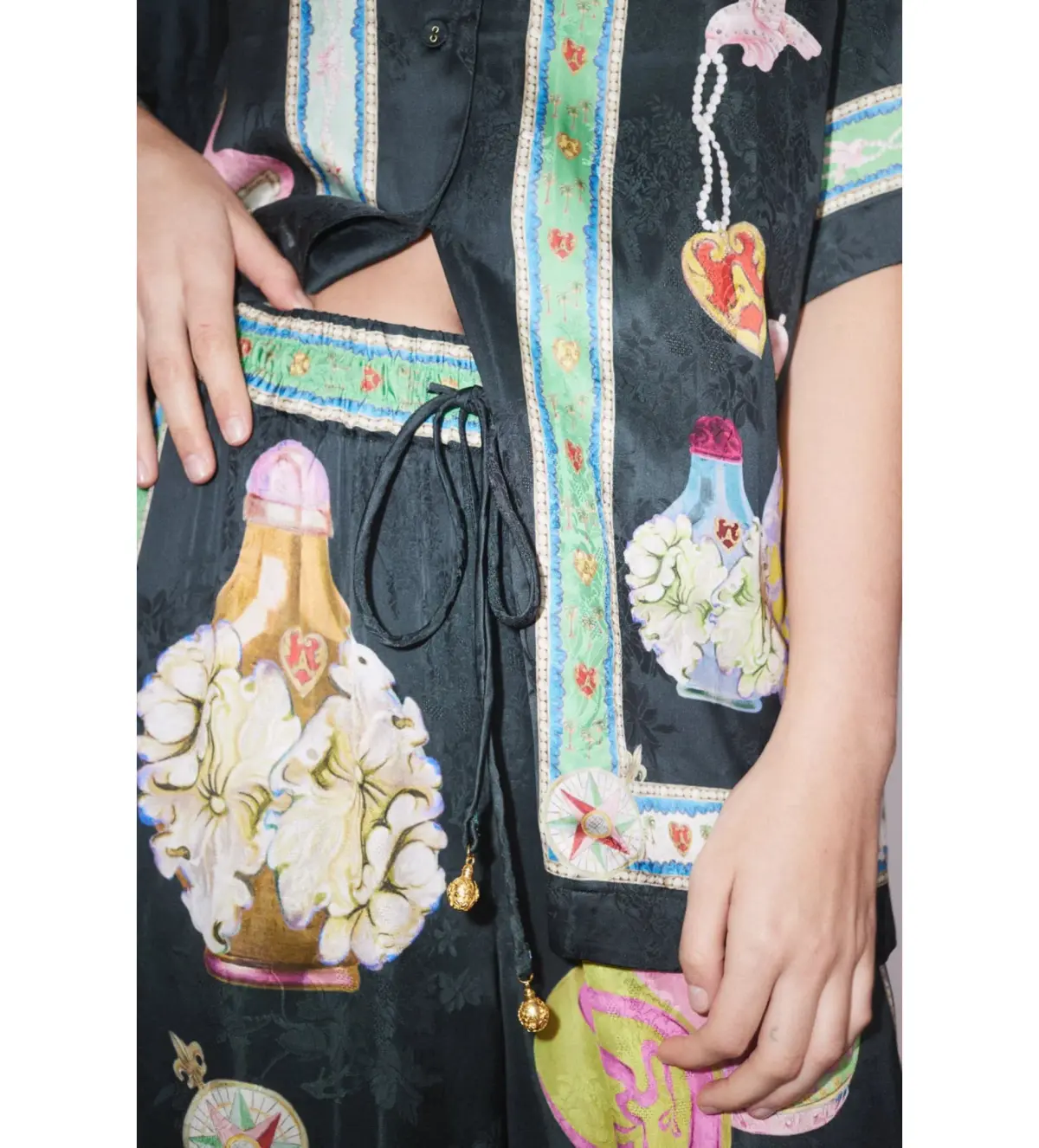 Alemais Royal Shirt and Pant Size 14 Set Print  - Image 2
