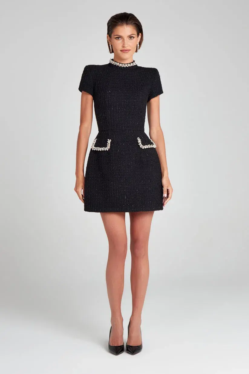 Nadine Merabi Simone  Dress Black Size 8  - Image 2