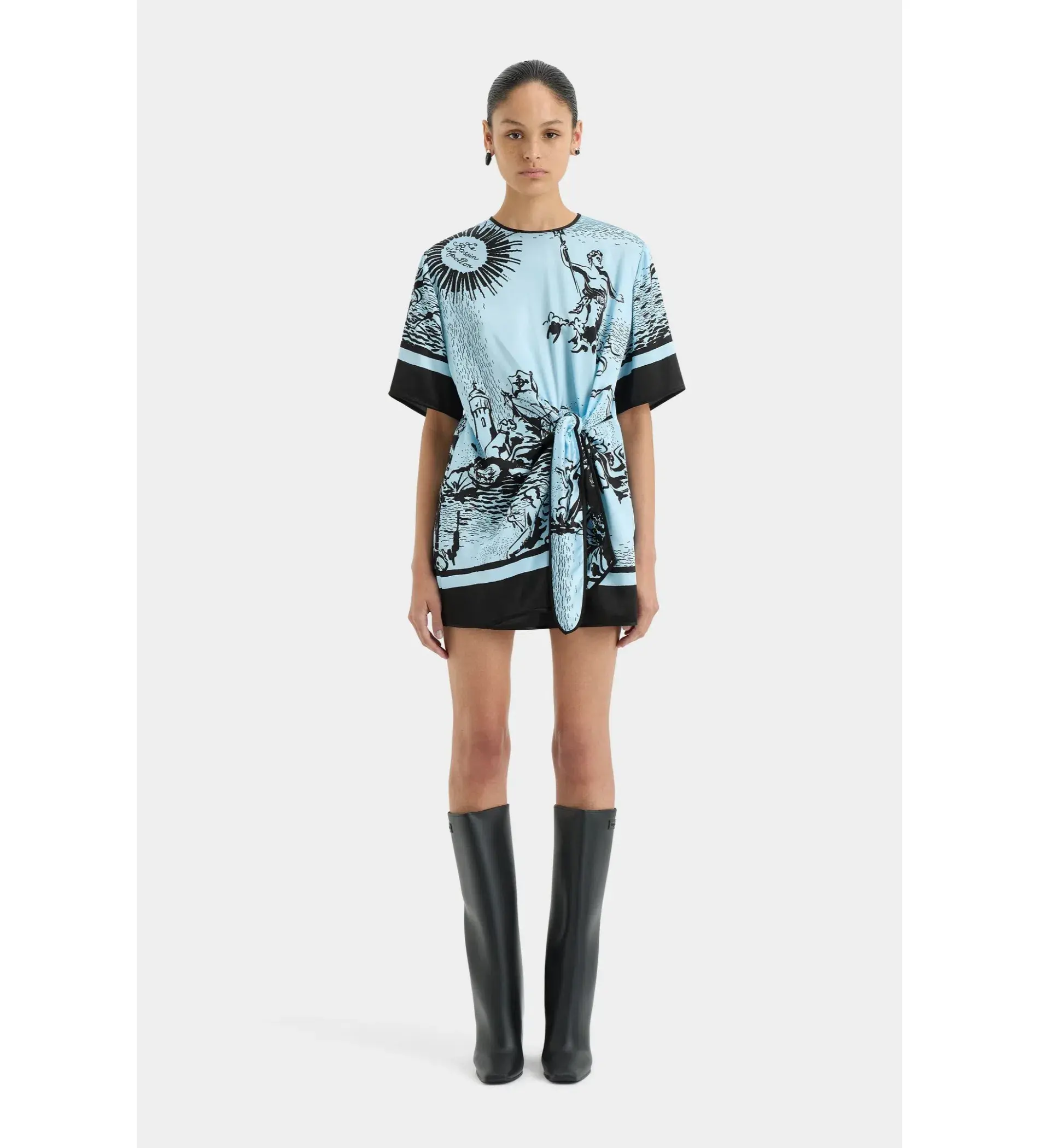 Sir the Label The Dreamwood Mini Dress in Brise Soleil Size 8 - Image 1